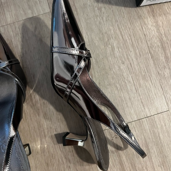 Rowyn Coach Slingback Heels - Picture 6 of 7